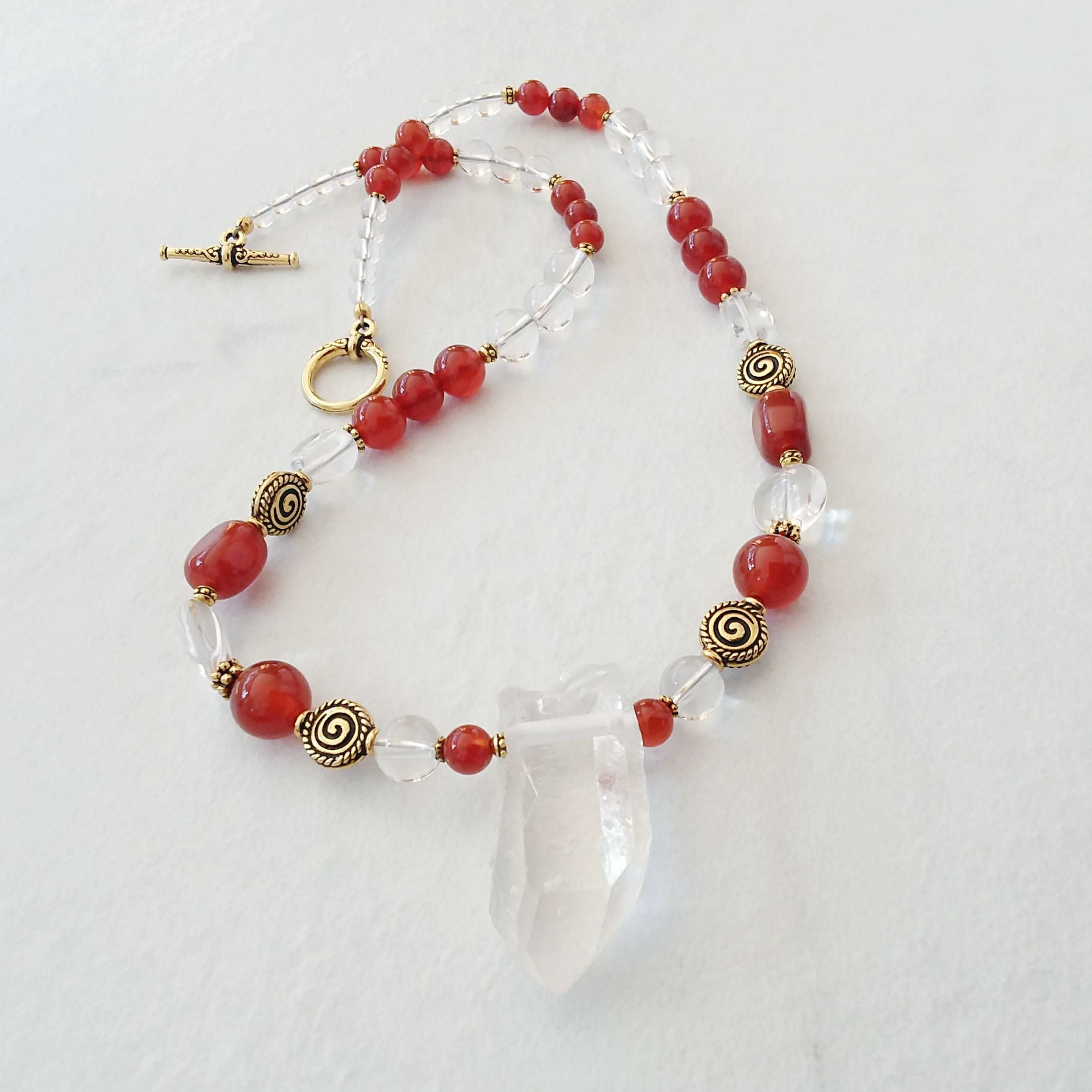 Carnelian Full Beaded Necklace