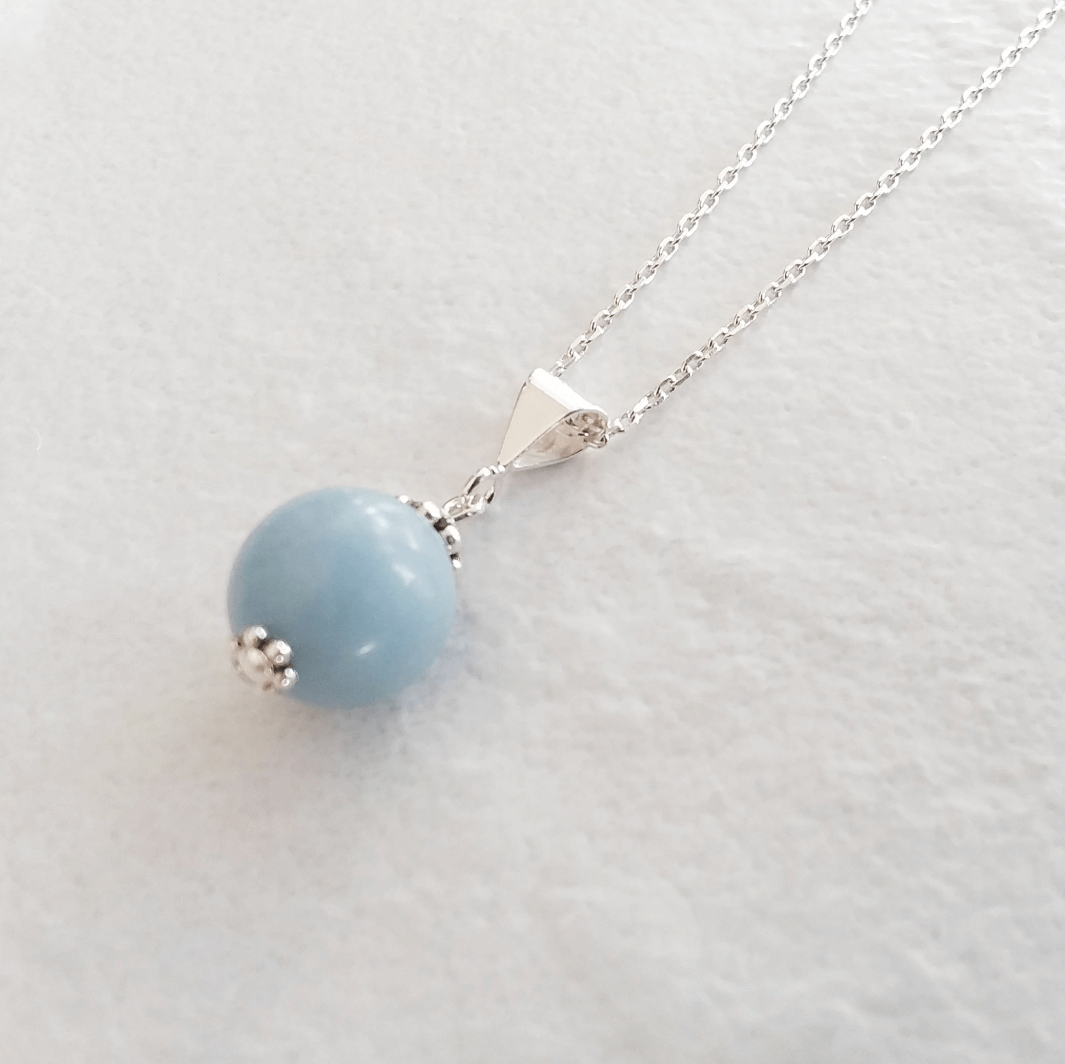 Angelite Single Gem Necklace