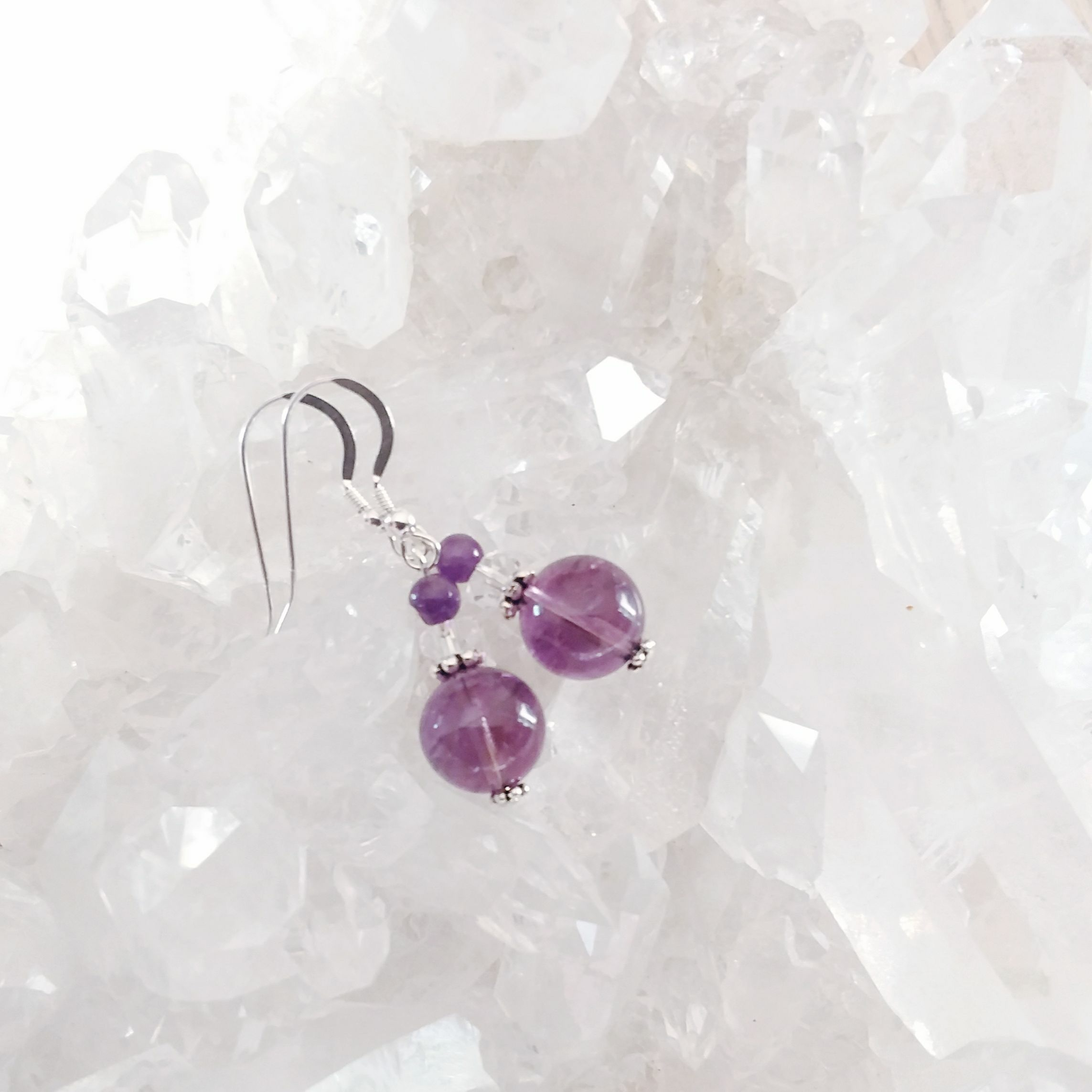 Amethyst Drop Earrings