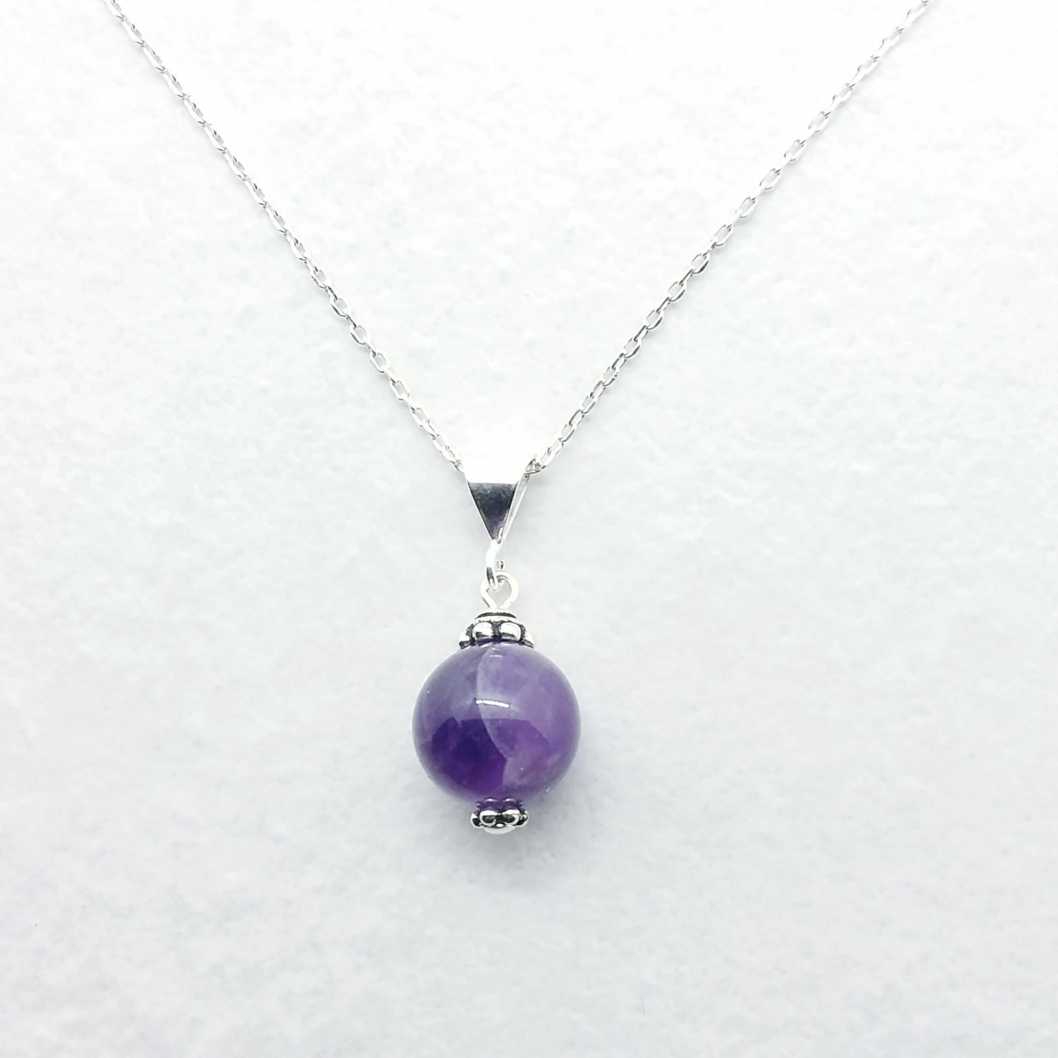 Amethyst Single Gem Necklace