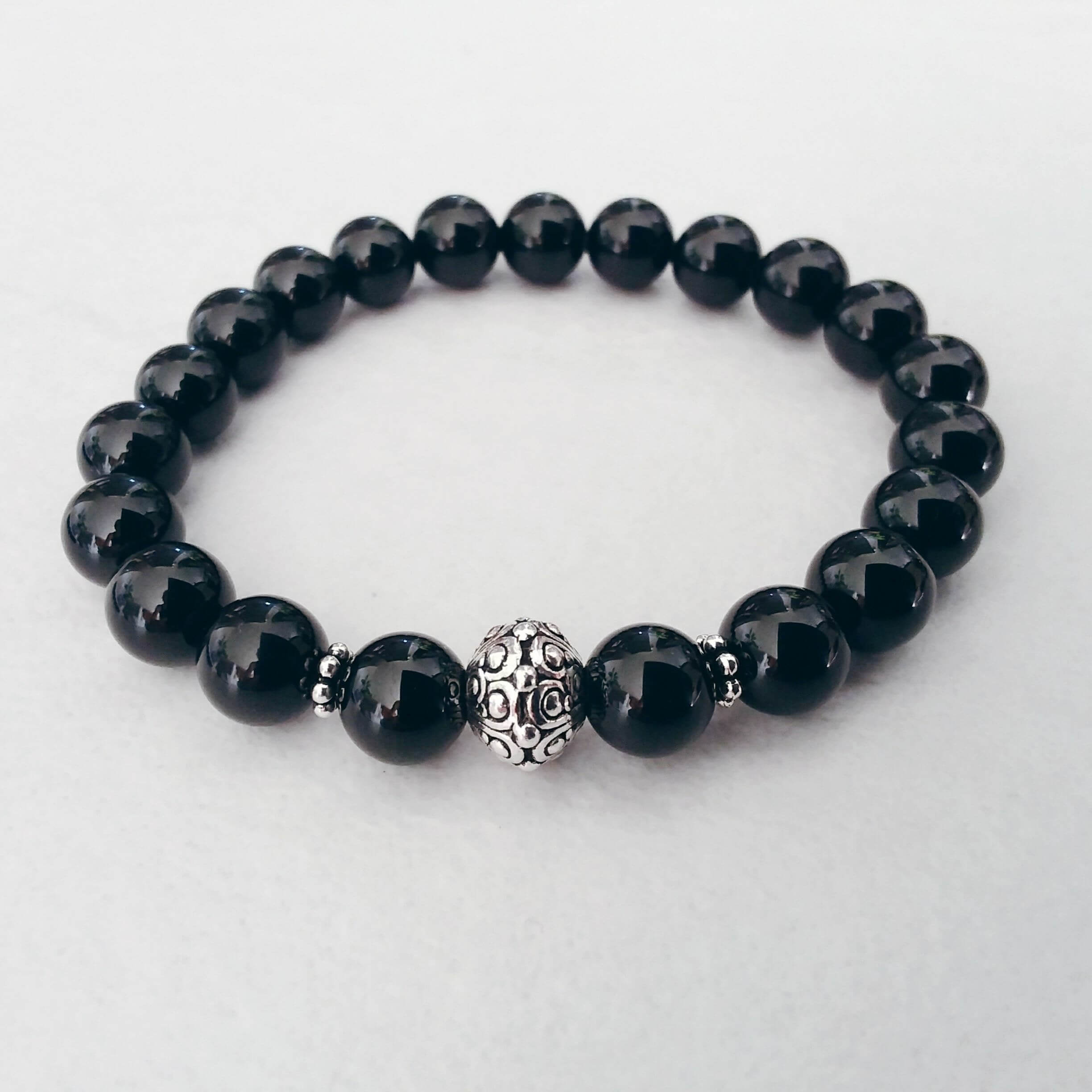 Black Tourmaline Stretch Bracelet