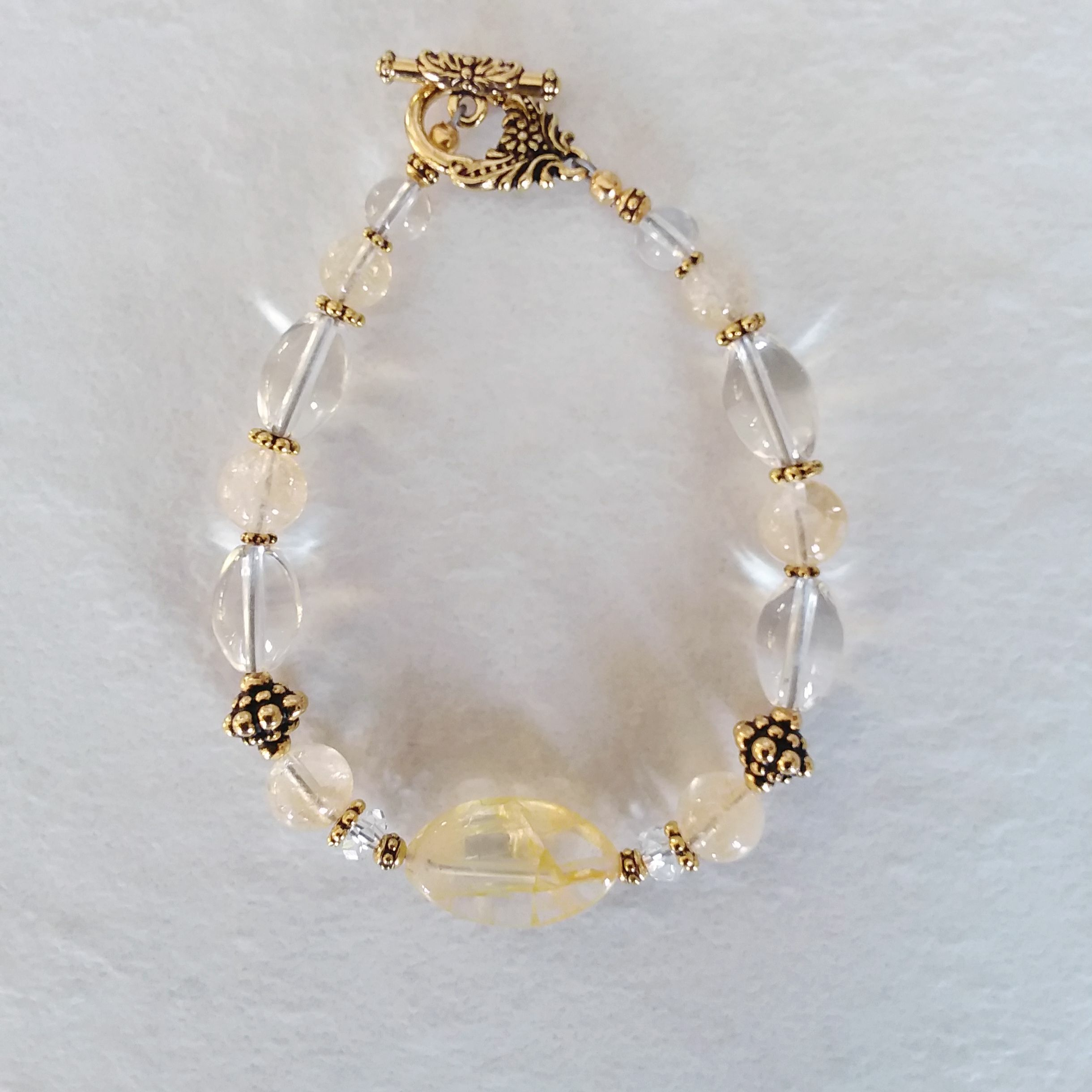 Citrine Toggle Bracelet