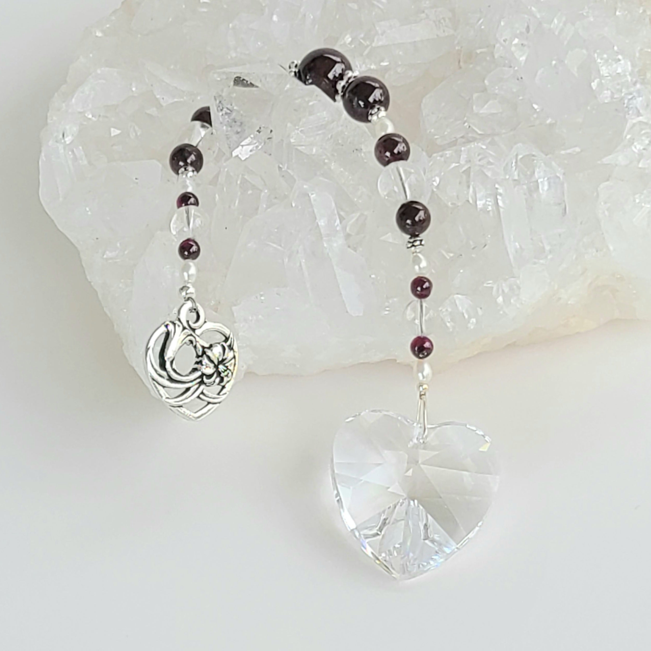 Red Garnet Light-catcher / Pendulum
