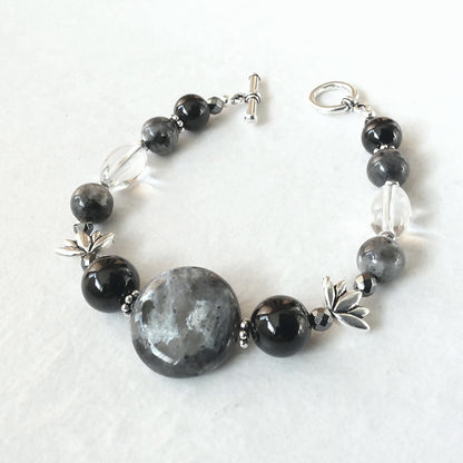 Larvikite Toggle Bracelet