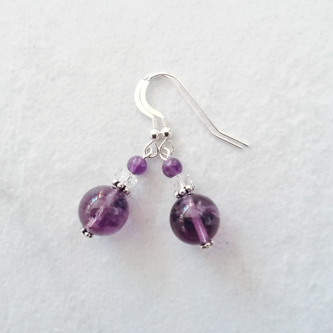 Amethyst Drop Earrings