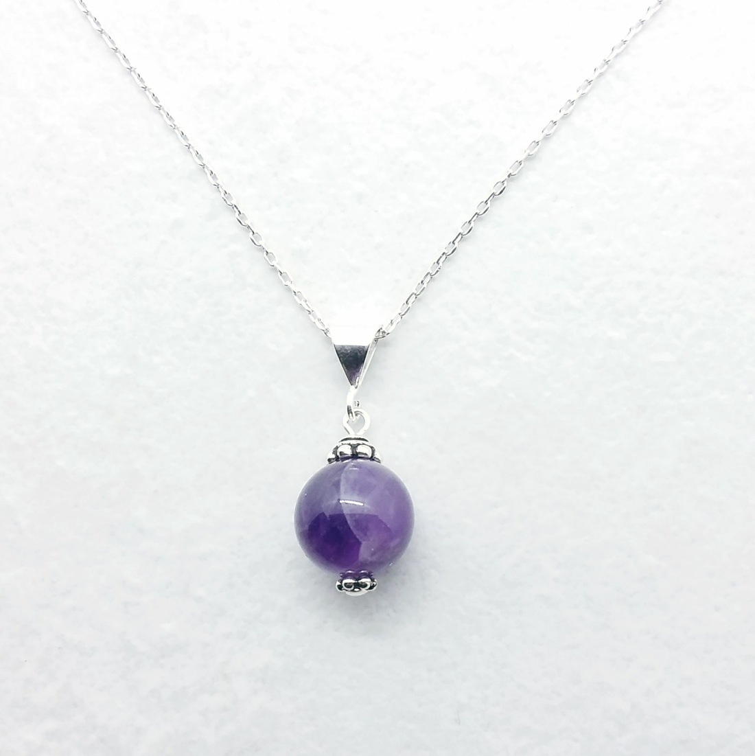 Amethyst Single Gem Necklace