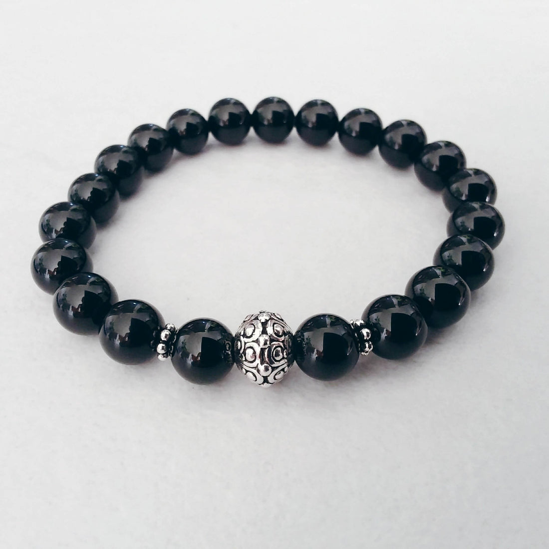 Black Tourmaline Stretch Bracelet
