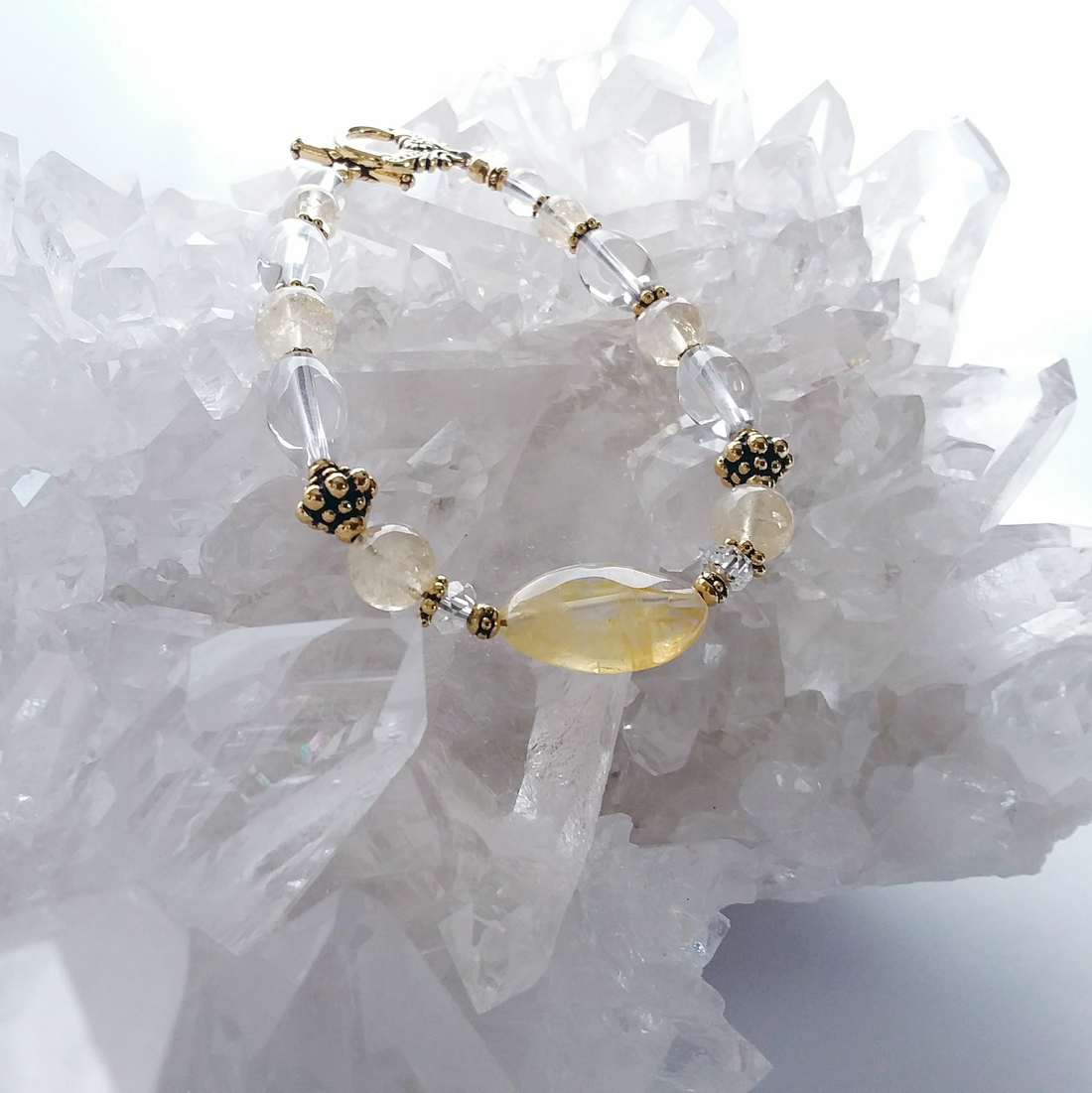 Citrine Toggle Bracelet