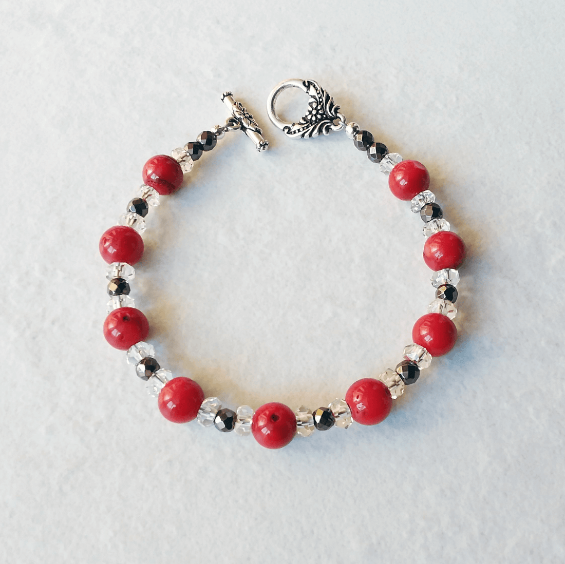 Red Sea Bamboo Toggle Bracelet